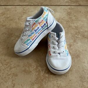 Kids White VANS